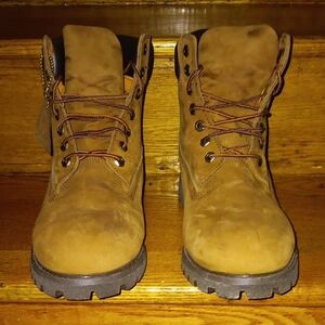 Timberland Wheat Lace-Up Work Boots